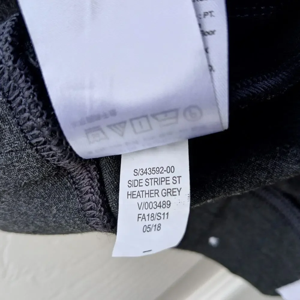 Old Navy Side Stripe Stevie Skinny Ankle Pants L heather grey hidden ankle zip - Picture 7 of 13